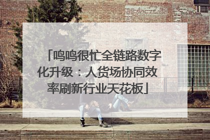 鸣鸣很忙全链路数字化升级：人货场协同效率刷新行业天花板