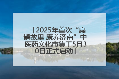2025年首次“扁鹊故里 康养济南”中医药文化市集于5月30日正式启动