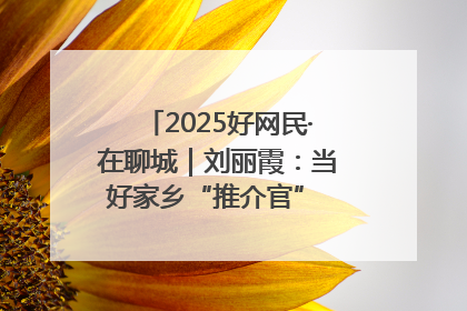 2025好网民·在聊城｜刘丽霞：当好家乡“推介官” 秀出乡村新风貌