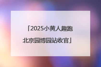 2025小黄人趣跑北京园博园站收官