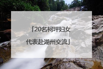 20名柯坪妇女代表赴湖州交流
