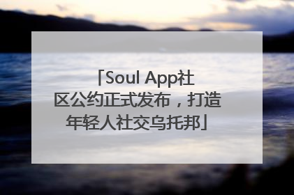 Soul App社区公约正式发布，打造年轻人社交乌托邦